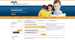 Desktop Screenshot of christianschools.com
