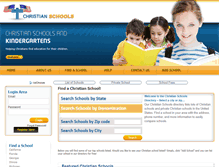Tablet Screenshot of christianschools.com