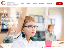 Tablet Screenshot of christianschools.org.au